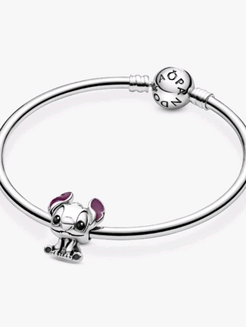 PANDORA × DISNEY LILO & STITCH SLIDE ON CHARM WITH CHARM BOX AND POUCH! - Picture 4 of 10
